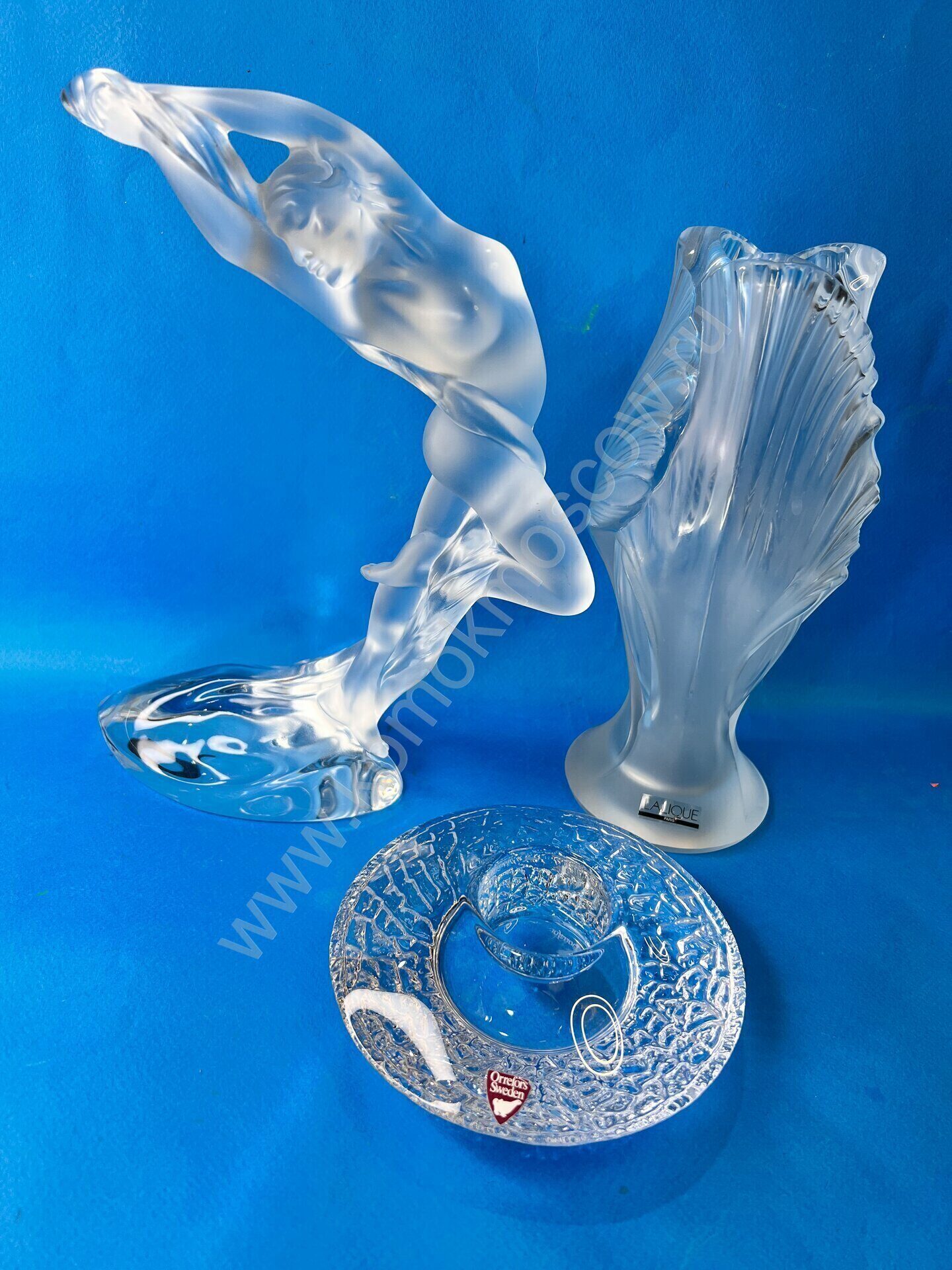 Скульптура хрусталь акробат Лалик Lalique Paris