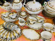 КАТАРИНА ВЕЙМАР СЕРВИЗЫ БЕЛЫЙ И ЗЕЛЕНЫЙ ФАРФОР