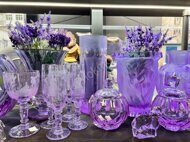 ФИОЛЕТОВЫЕ ЛИЛОВЫЕ И СИРЕНЕВЫЕ БОКАЛЫ И ФУЖЕРЫ